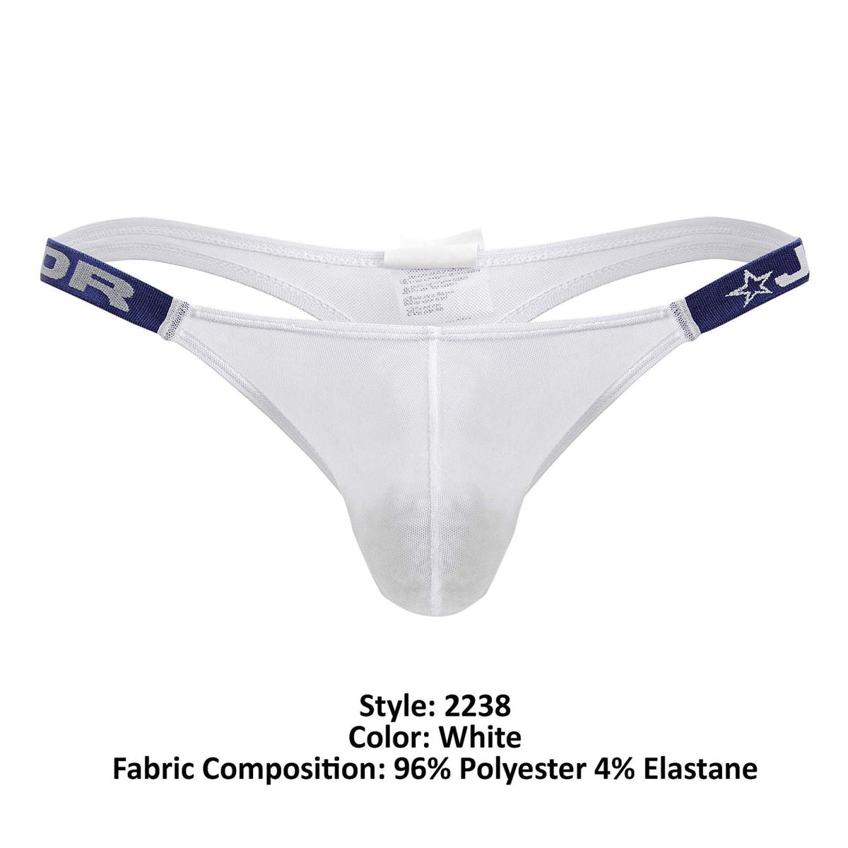 JOR Men's Underwear 2238 Frost Thongs Color White