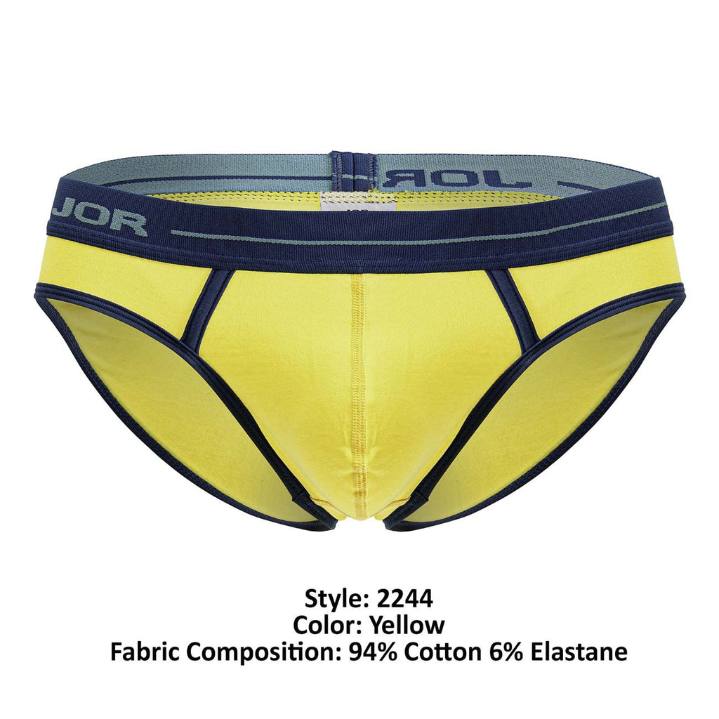 JOR Men's Underwear 2244 Astra Briefs Color Yellow