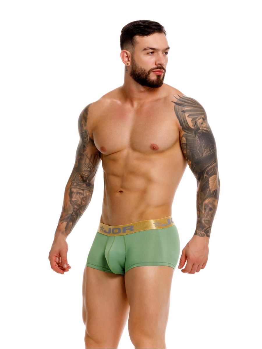 JOR Men's Underwear 2326 Soho Trunks Color Green