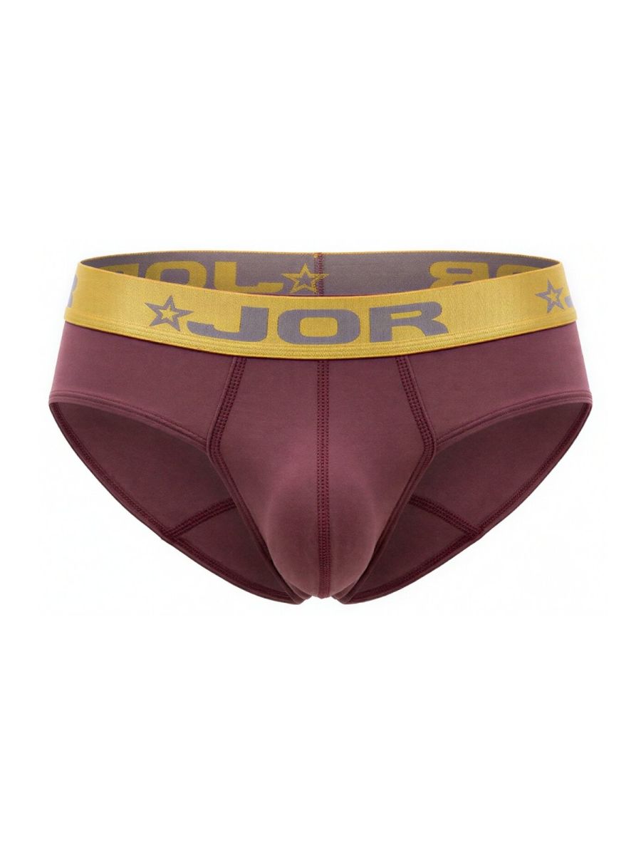 JOR Men's Underwear 2327 Soho Briefs Color Wine