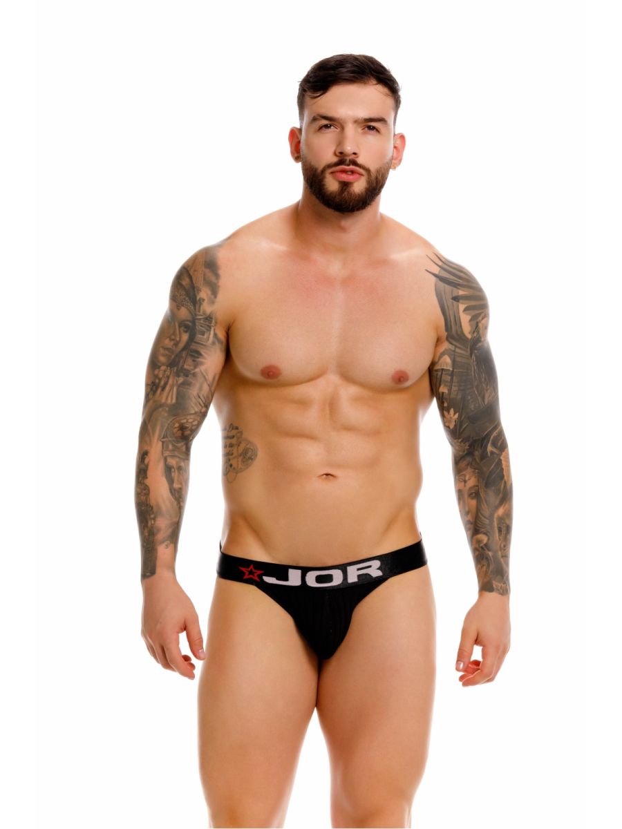 JOR Men's Underwear 2332 Cronos Jockstrap Color Black