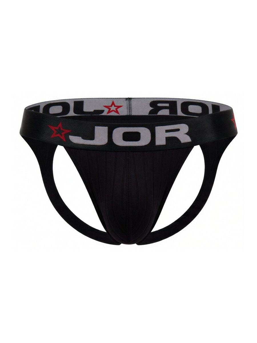 JOR Men's Underwear 2332 Cronos Jockstrap Color Black