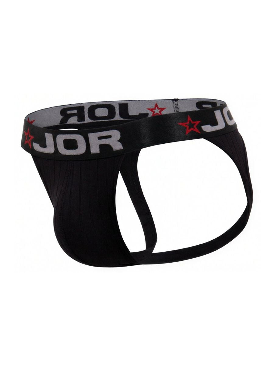 JOR Men's Underwear 2332 Cronos Jockstrap Color Black