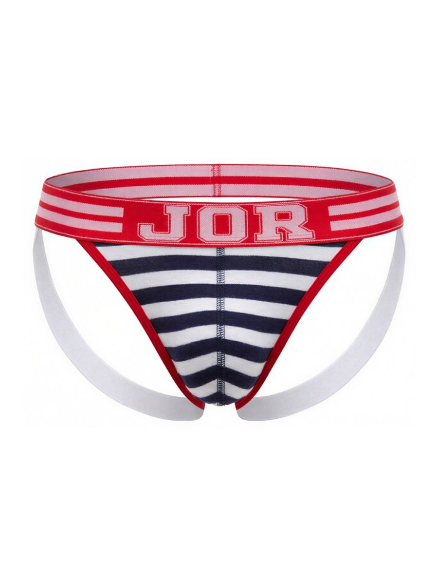 JOR Men's Underwear 2336 Santorini Jockstrap Color Stripes