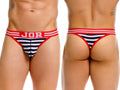 JOR Men's Underwear 2337 Santorini Thongs Color Stripes
