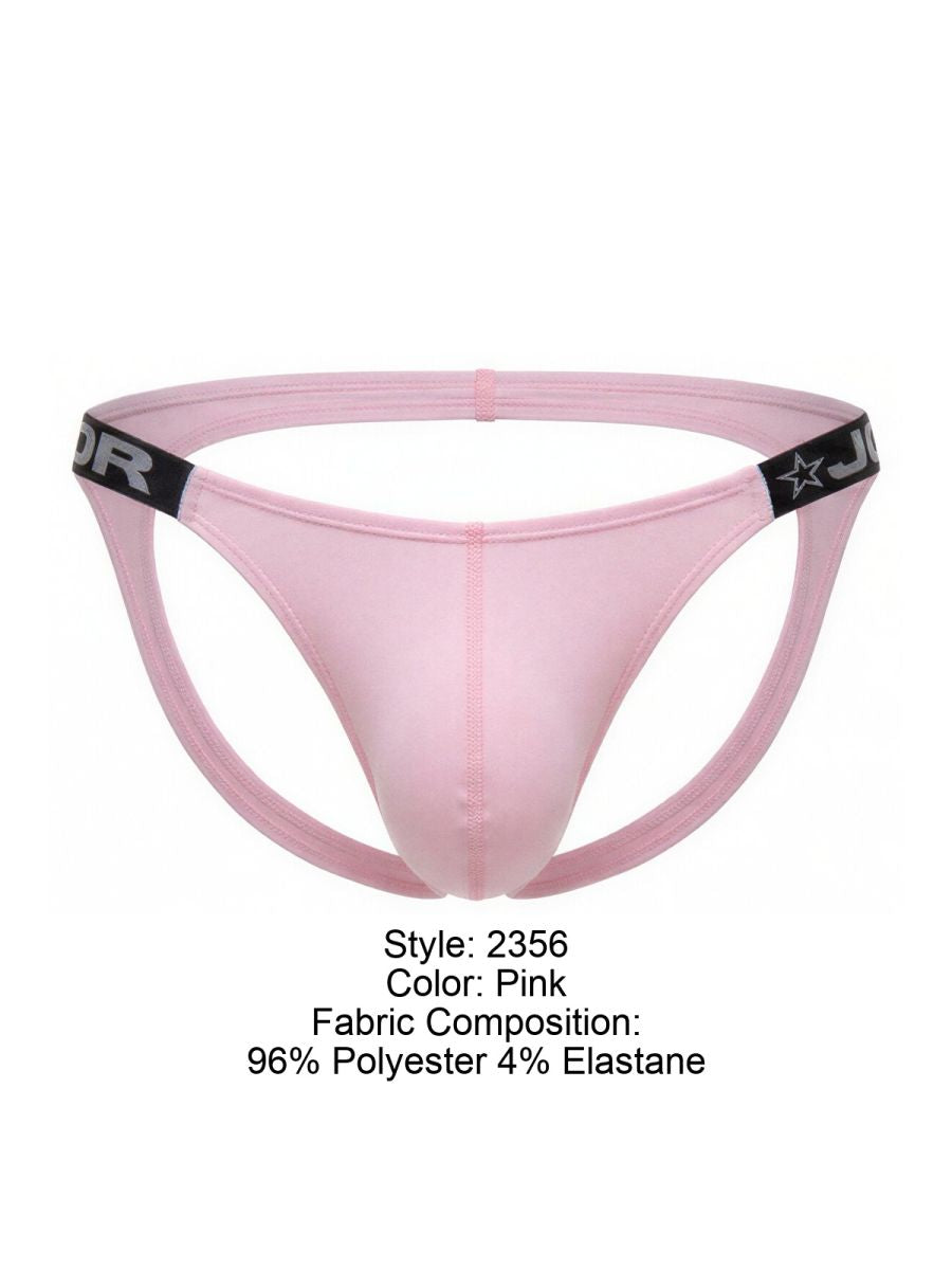 JOR Men's Underwear 2356 Eros Jockstrap Color Pink
