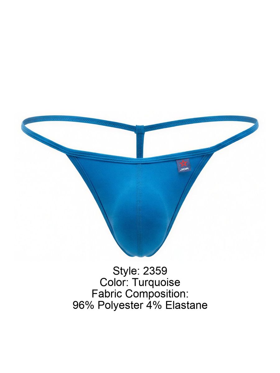 JOR Men's Underwear 2359 Axel G-String Color Turquoise