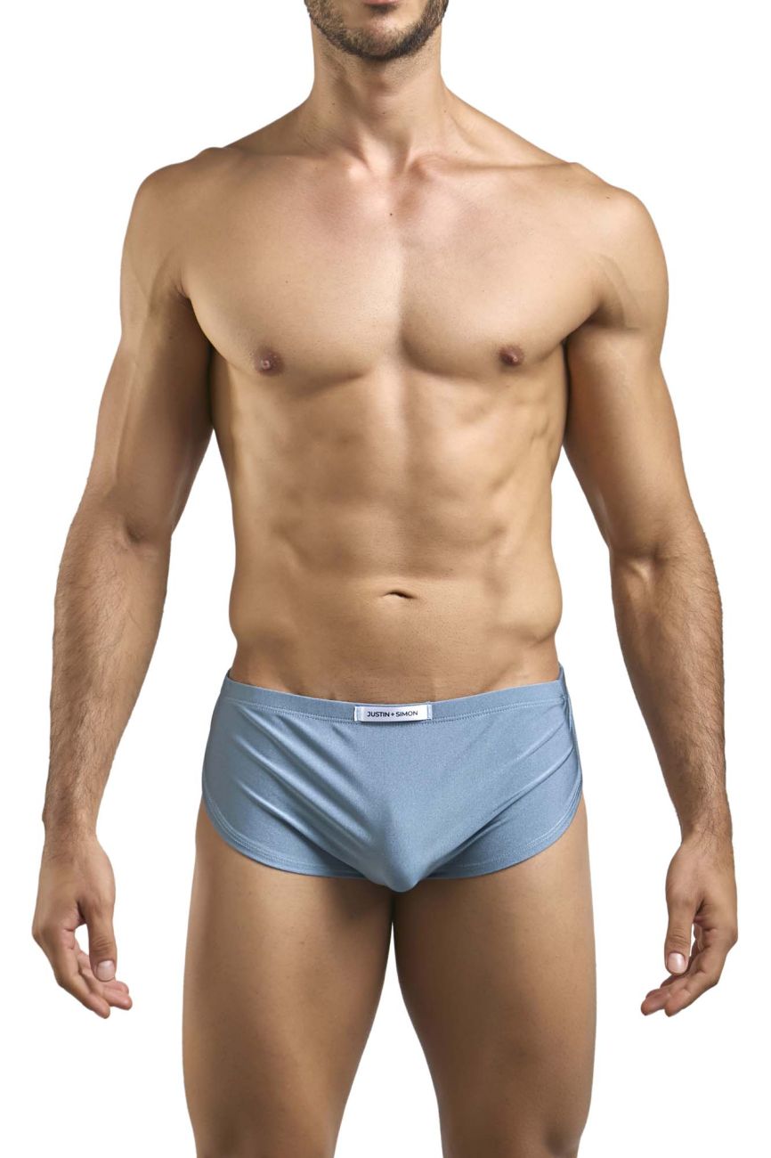 JUSTIN+SIMON XSJ09 Running Shorts Color Metal Green