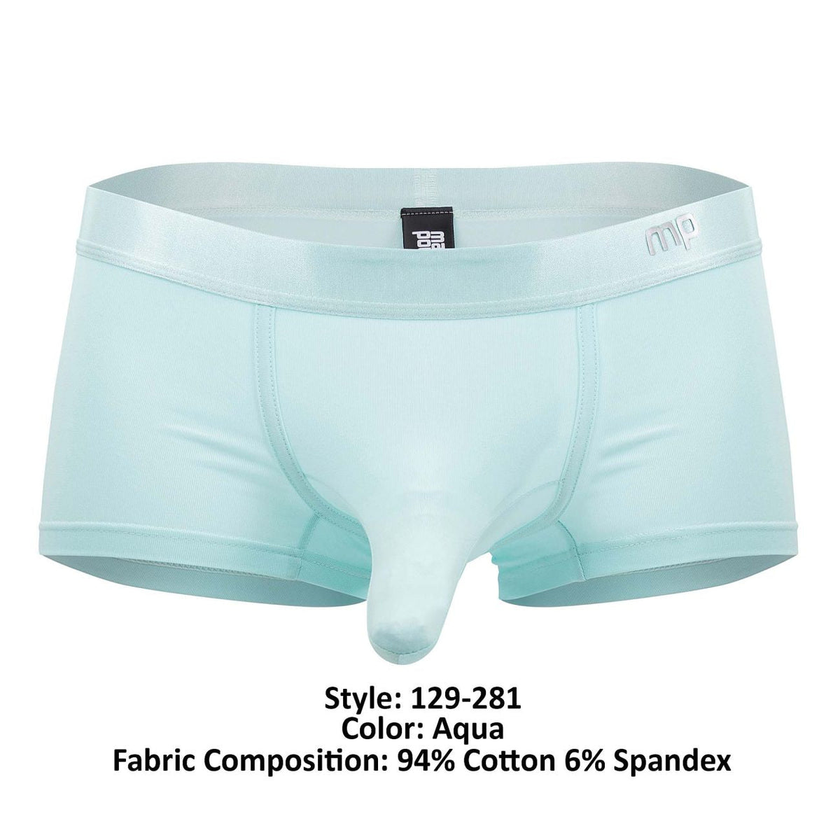 Male Power 129-281 Easy Breezy Mini Short with Sleeve Color Aqua
