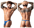 Male Power 449-11C Fishnet 2 G-String Color Royal
