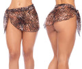 Mapale 47017 Cover Up Skirt Color Animal Print