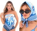 Mapale 47018 All Ways Scarf Color Santorini Blue