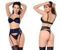Mapale 8938 Two Piece Set Color Black-Blue