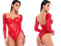 Mapale 8957 Bodysuit Color Red