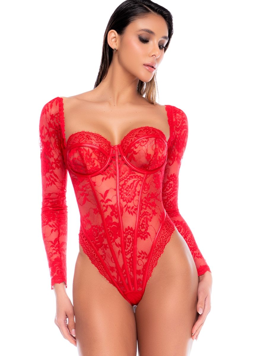 Mapale 8957 Bodysuit Color Red