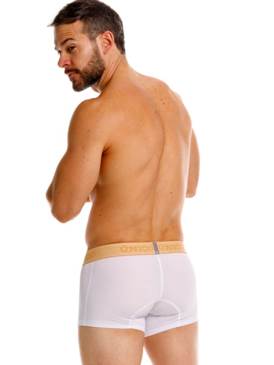 Unico 26040100125 Amber Trunks Color 00-White - Premium Athletic Fit