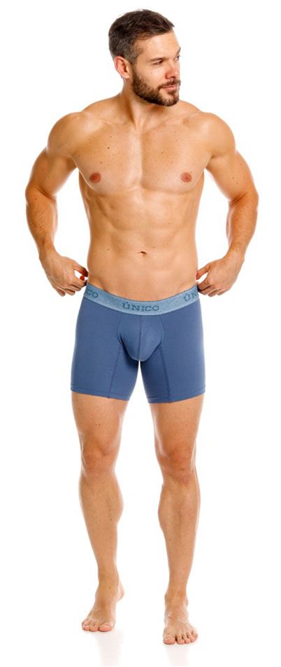 Unico 26040100217 Classic Boxer Briefs in Teal - Premium Comfort and Style Color 46-Teal
