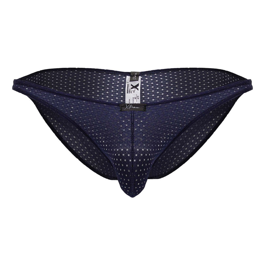 Xtremen Men's Underwear 91215B Microfiber Bikini Color Dark Blue