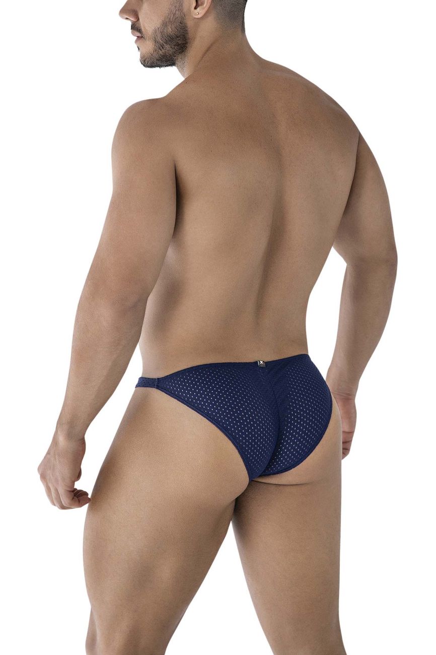 Xtremen Men's Underwear 91215B Microfiber Bikini Color Dark Blue