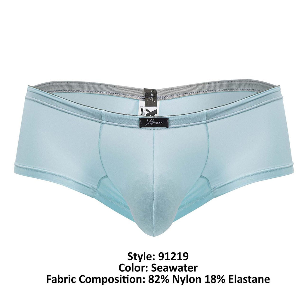 Xtremen Men's Underwear 91219 Microfiber Trunks Color Seawater