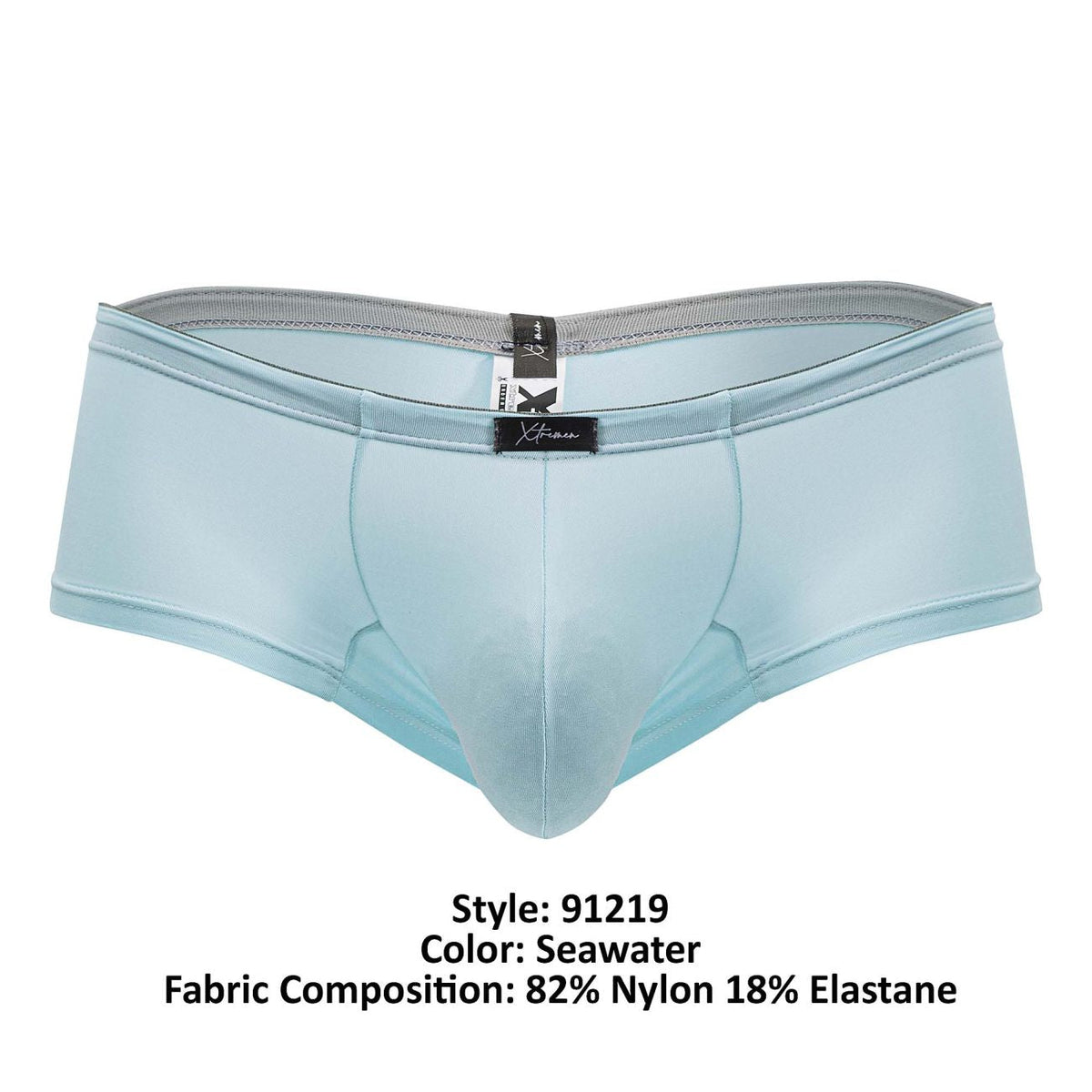 Xtremen Men's Underwear 91219 Microfiber Trunks Color Seawater