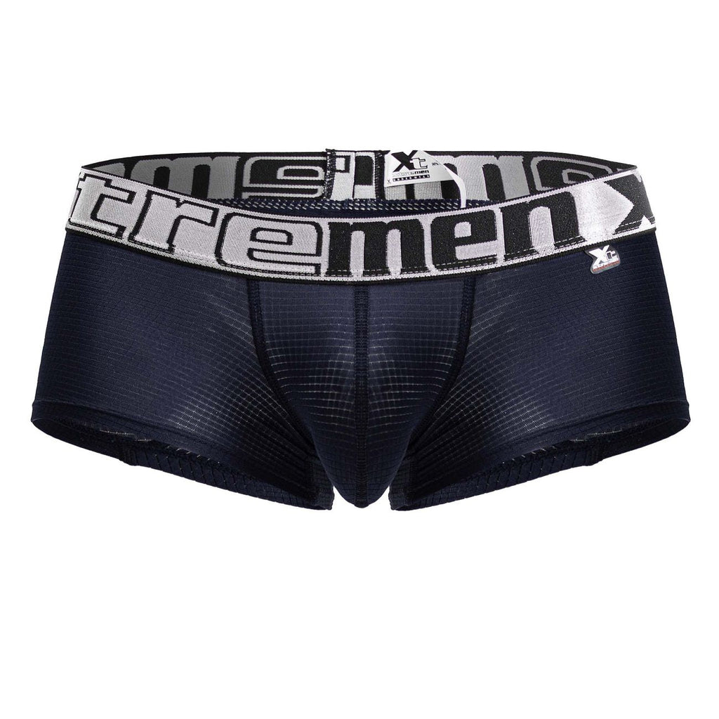 Xtremen Men's Underwear 91222 Microfiber Trunks Color Navy