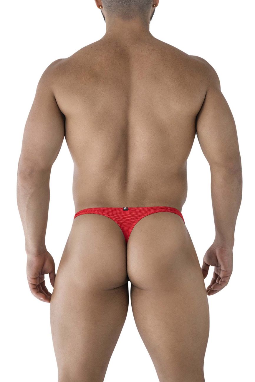 Xtremen Men's Underwear 91223 Microfiber Thongs Color Red