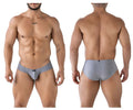 Xtremen Men's Underwear 91233 Microfiber Briefs Color Gray