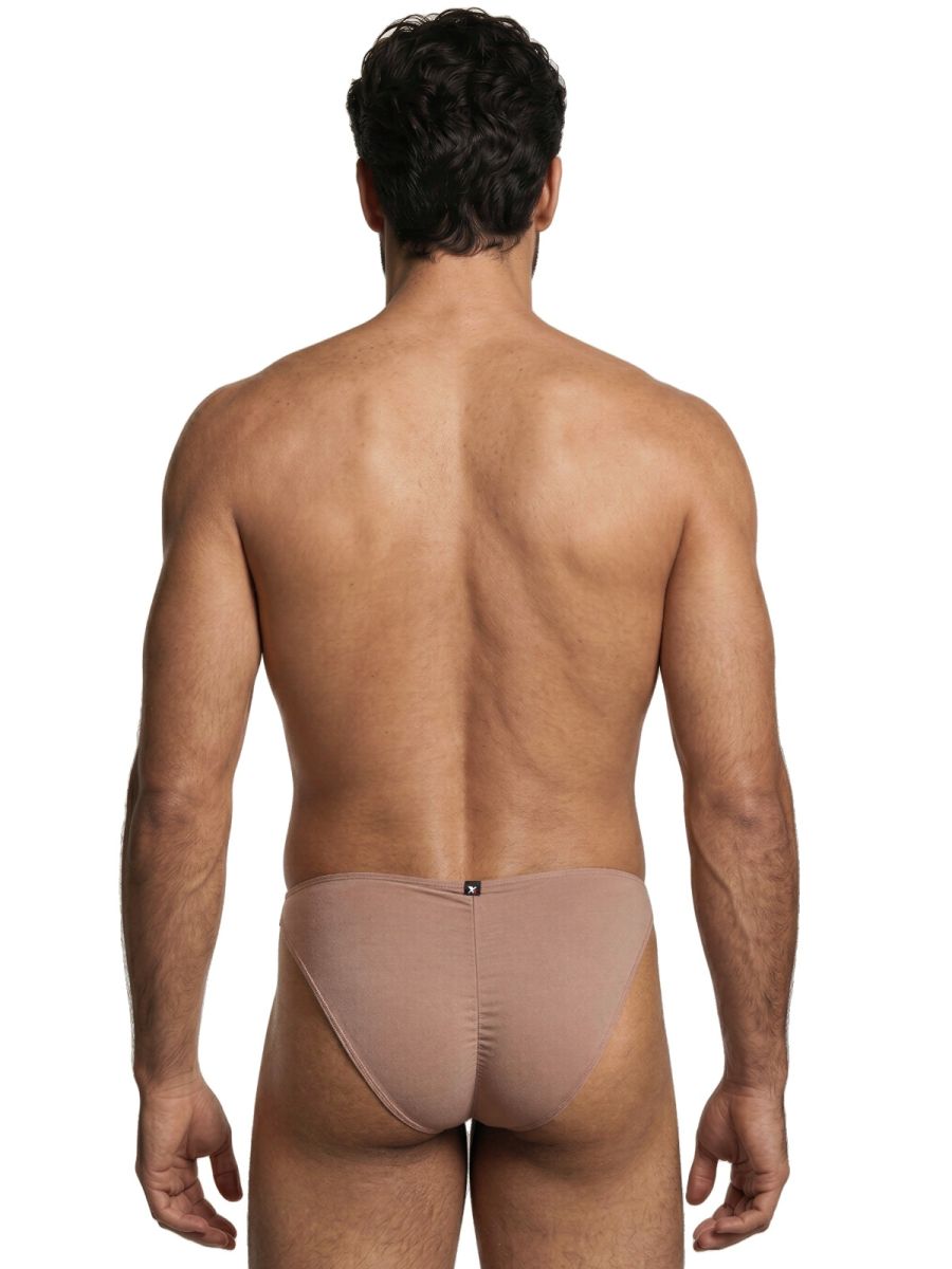 Xtremen 91255 Men's Underwear Sleek Microfiber Bikini Color Khaki