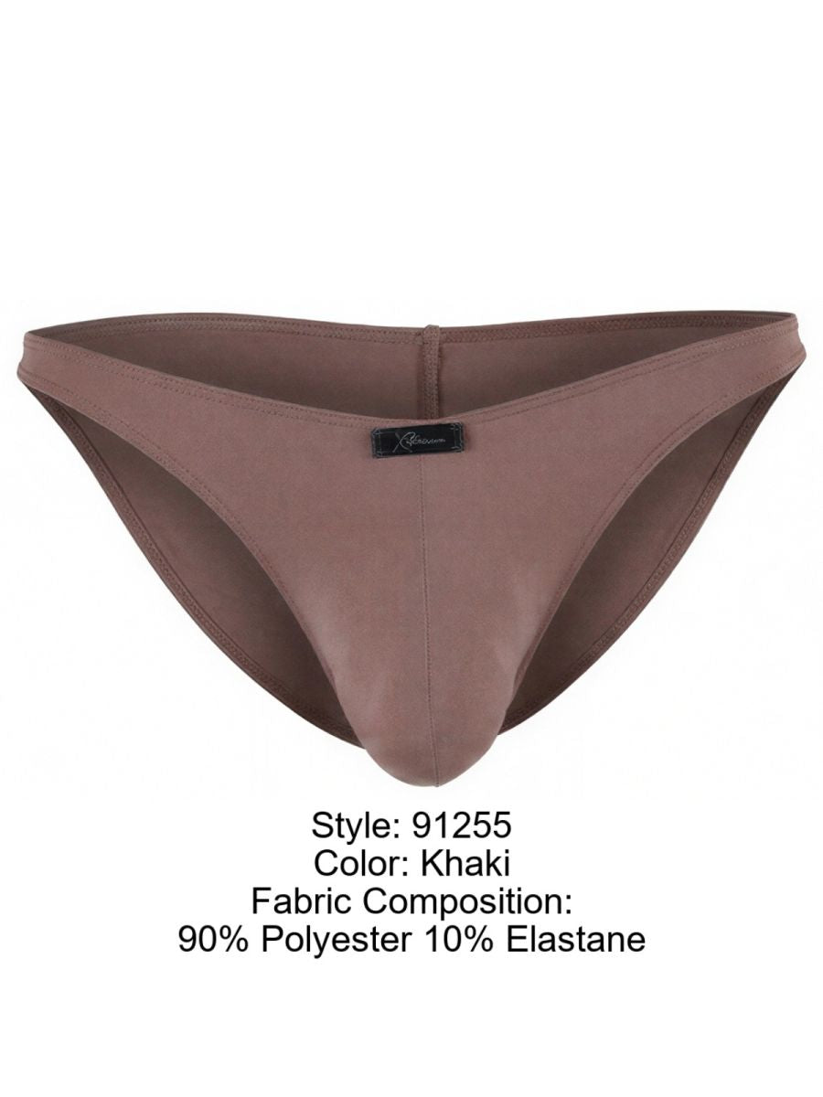 Xtremen 91255 Men's Underwear Sleek Microfiber Bikini Color Khaki
