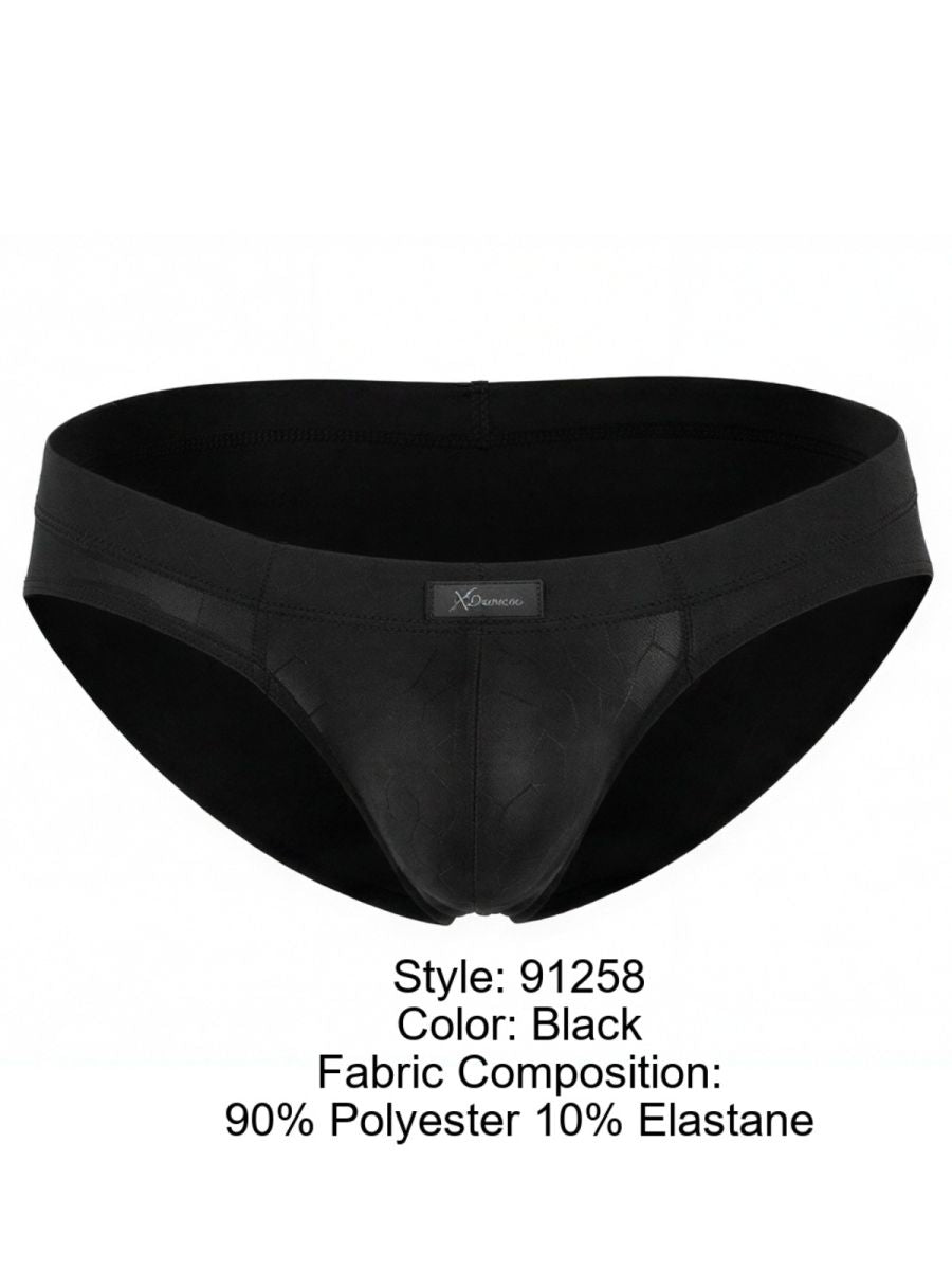 Xtremen 91258 Men's Underwear Sleek Microfiber Briefs Color Black