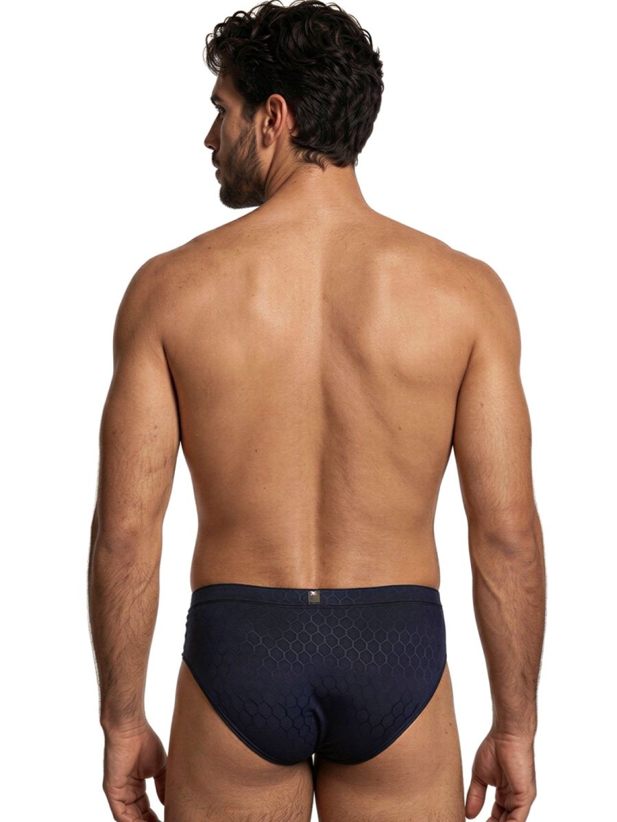 Xtremen 91258 Men's Underwear Sleek Microfiber Briefs Color Dark Blue